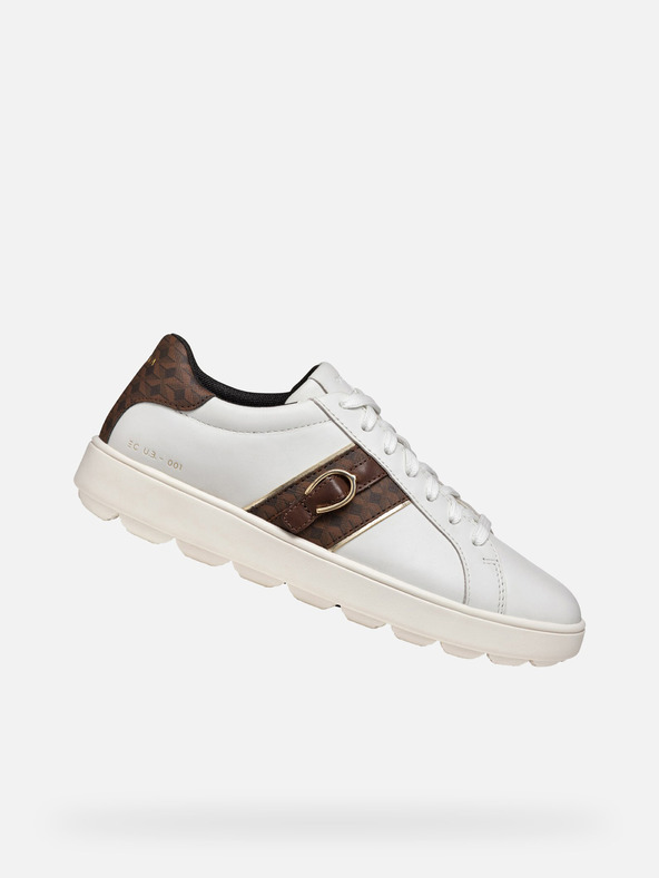 Geox Weiß Damen Geox Spherica ECUB-1 Turnschuhe