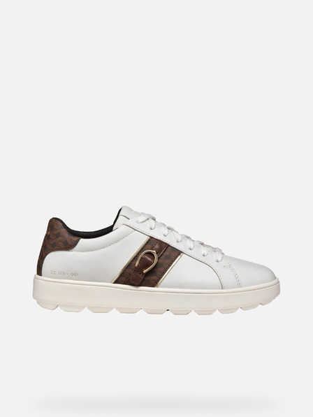 Geox Weiß Damen Geox Spherica ECUB-1 Turnschuhe