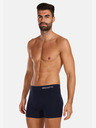 Nedeto Set mit fünf nahtlosen Bambus-Boxershorts für Herren in dunkelblau Nedeto