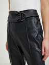 Orsay Schwarze Damen Kunstlederhose ORSAY