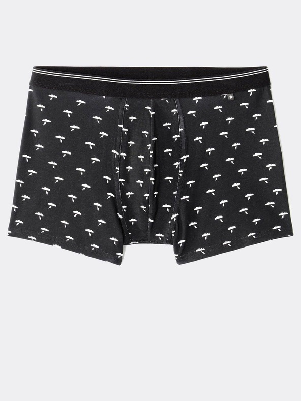 Celio Schwarz gemusterte Herren Boxershorts Celio Mitch
