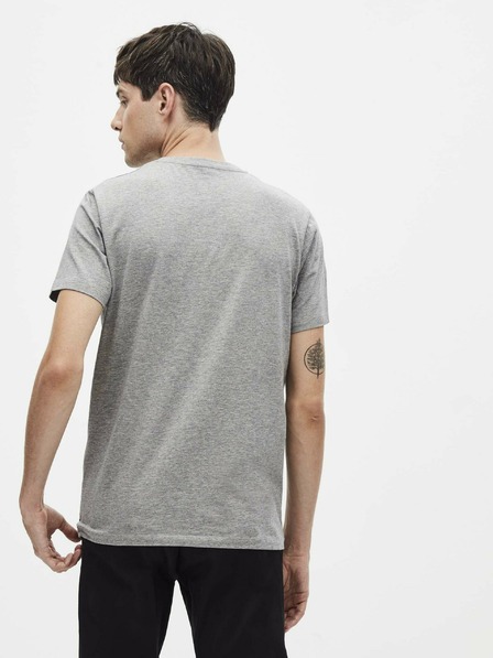 Celio Graues Herren-Basic-T-Shirt Celio Neunir