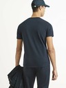 Celio Dunkelblaues Herren-Basic-T-Shirt Celio Neuniv