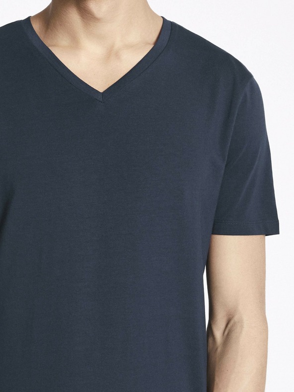 Celio Dunkelblaues Herren-Basic-T-Shirt Celio Neuniv