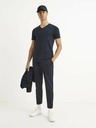 Celio Dunkelblaues Herren-Basic-T-Shirt Celio Neuniv