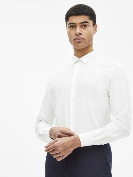 Celio Weißes Herrenhemd Celio Rabellefr