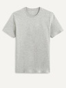 Celio Hellgraues Basic-Shirt Celio Tebase