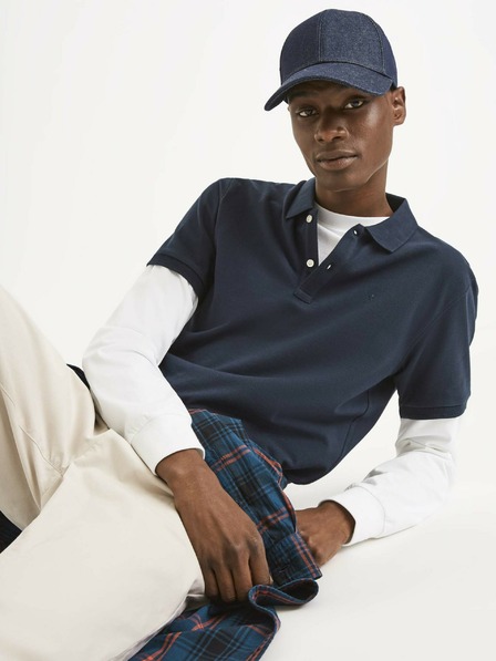 Celio Dunkelblaues Herren-Poloshirt Celio