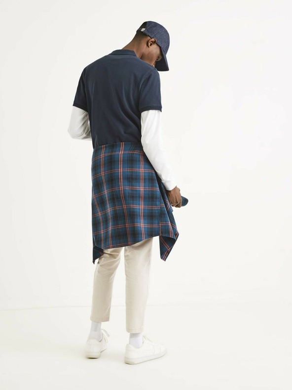 Celio Dunkelblaues Herren-Poloshirt Celio