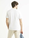 Celio Weißes Herrenpolohemd Celio