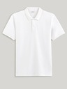 Celio Weißes Herrenpolohemd Celio