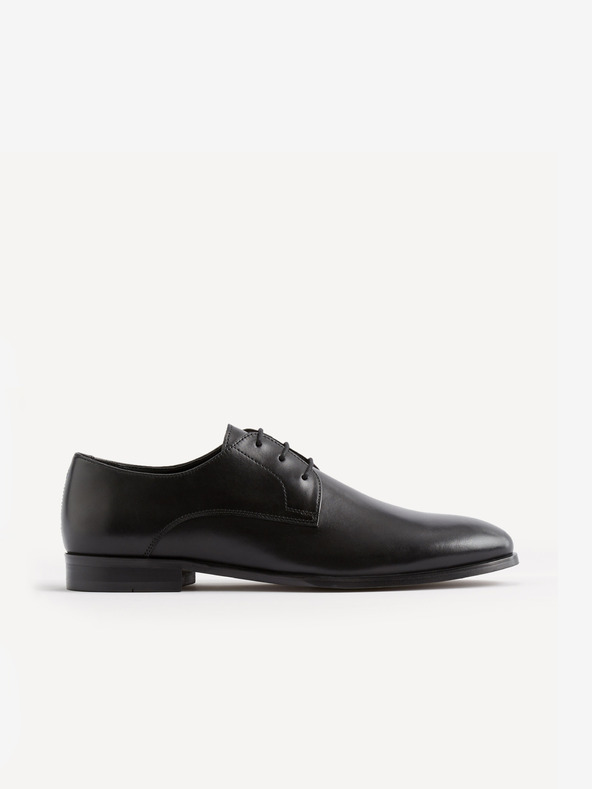 Celio Schwarze Lederhalbschuhe Celio Rytaly