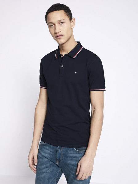 Celio Dunkelblaues Poloshirt Celio Necetwo