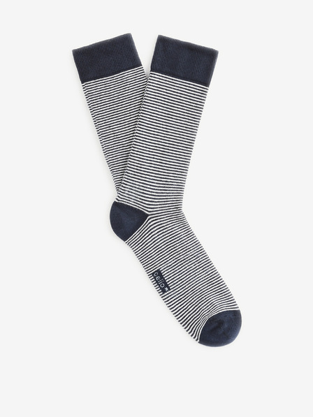 Celio Dunkelblau gestreifte Socken Celio Vicaire