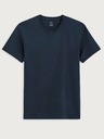 Celio Dunkelblaues Basic-T-Shirt Celio Tebase