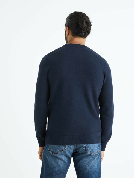 Celio Dunkelblau Herrenpullover Celio Bepic