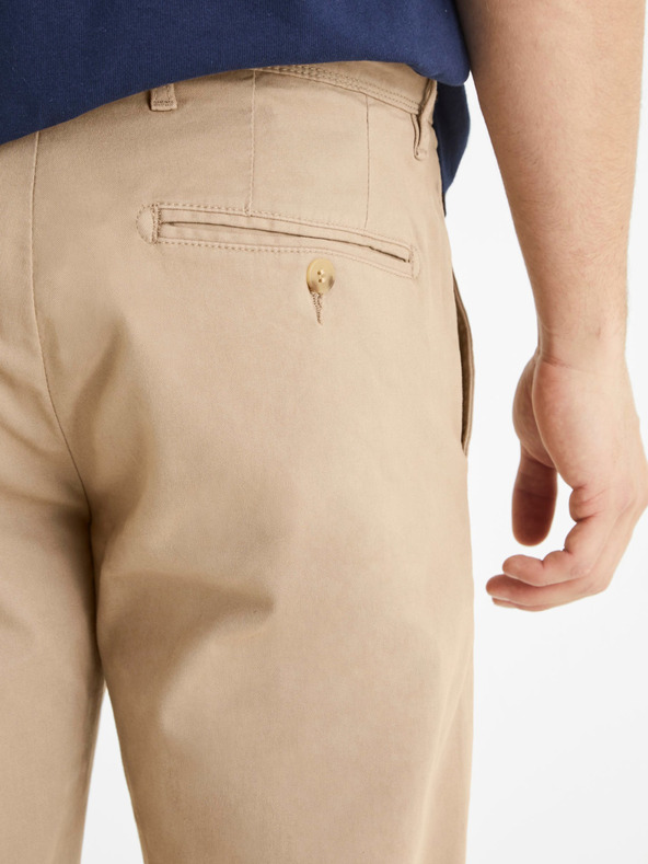 Celio Beige Herren Chino-Hose Celio