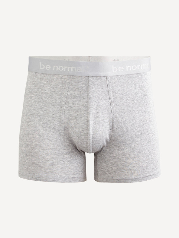 Celio Hellgraue Herren-Boxershorts Celio Binormal