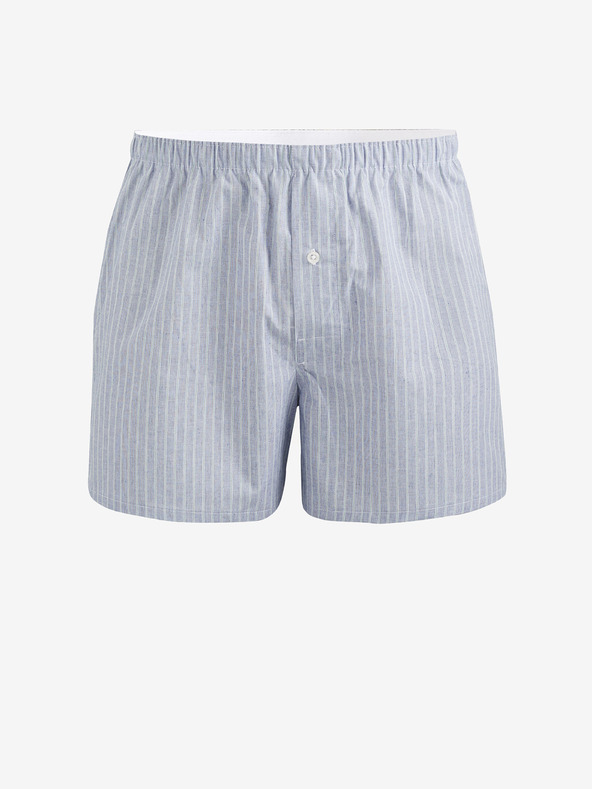 Celio Hellblau gestreifte Herrenshorts Celio Bibou