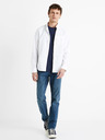 Celio Weißes reguläres Celio Daxford Baumwollhemd für Herren
