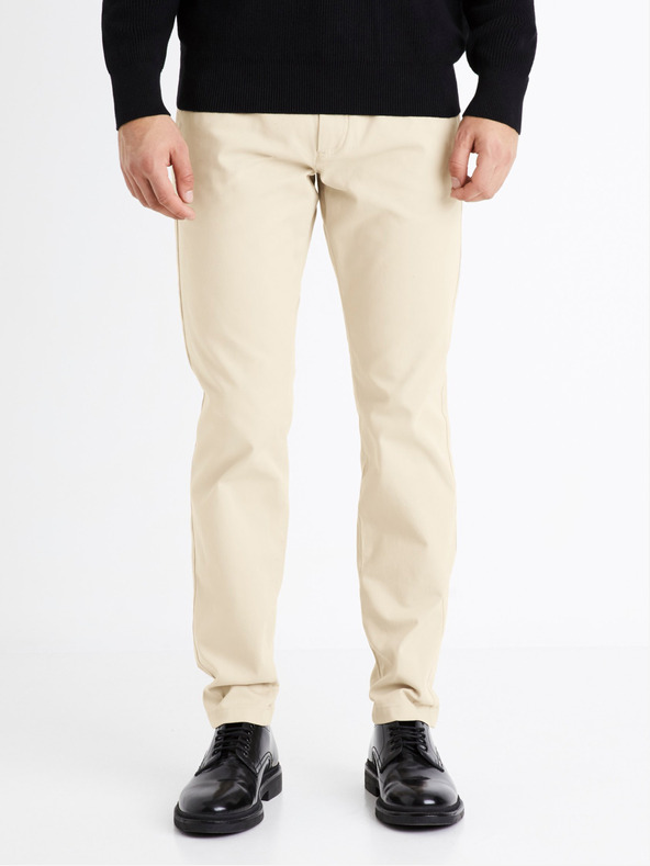 Celio Beige Herren-Chinohose Celio Tocharles