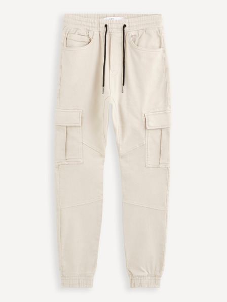Celio Beige Herren Cargohose Celio Cokit4