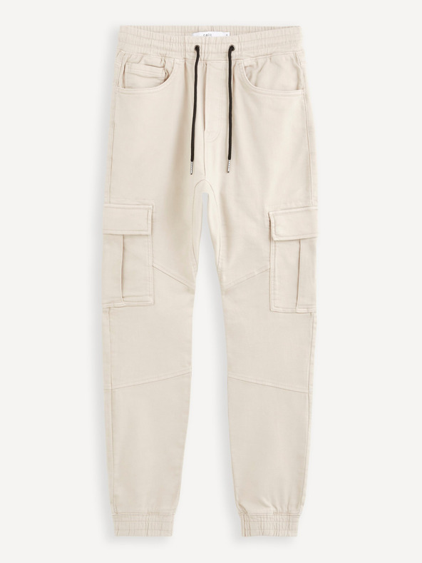 Celio Beige Herren Cargohose Celio Cokit4