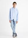 Celio Hellblaues Herren-Baumwollhemd Celio Daxford