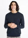 Celio Dunkelblauer Herrenpullover Celio Decoton