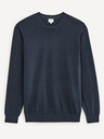 Celio Dunkelblauer Herrenpullover Celio Decoton