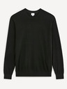 Celio Schwarzer Herrenpullover Celio Decoton