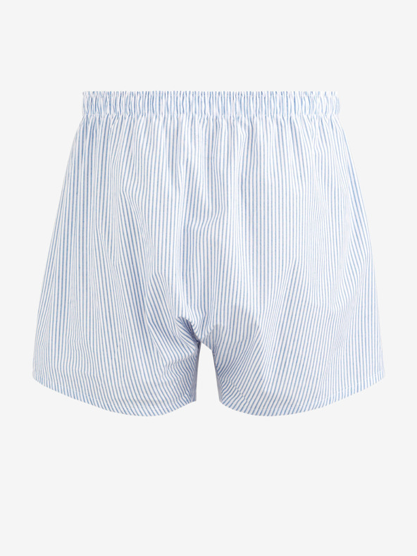 Celio Blau-weiß gestreifte Herrenshorts Celio Dibistripe