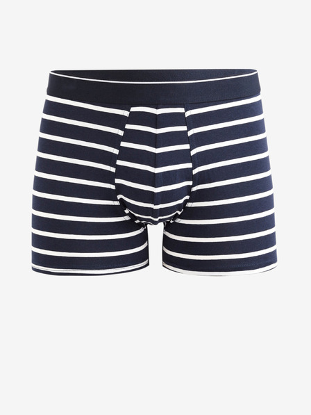 Celio Dunkelblau gestreifte Herren-Boxershorts Celio Mitch