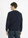 Celio Dunkelblauer Herren-Basic-Pullover Celio Decotonv