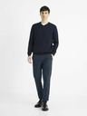 Celio Dunkelblauer Herren-Basic-Pullover Celio Decotonv