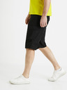 Celio Schwarze Herren Leinen-Shorts Celio Bocourtbm1