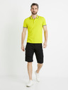 Celio Schwarze Herren Leinen-Shorts Celio Bocourtbm1