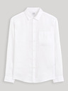Celio Weißes Herren-Leinenhemd Celio Daflix