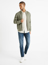Celio Cremefarbenes Herren-Leinenhemd Celio Daflix