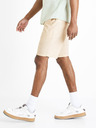 Celio Beige Herren Leinen-Shorts Celio Dolincobm