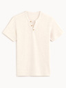 Celio Cremefarbenes Herren-Basishemd Celio Cegeti