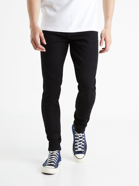 Celio Schwarze Herren-Skinny-Fit-Jeans Celio Foskinny1
