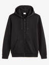Celio Schwarzer Herren-Basic-Kapuzenpullover Celio Fethree