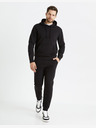 Celio Schwarzer Herren-Kapuzenpullover Celio Fesix