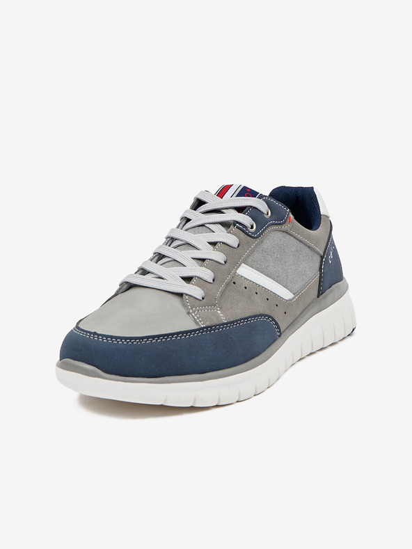 Celio Graue Herren-Sneakers aus Wildleder von Celio
