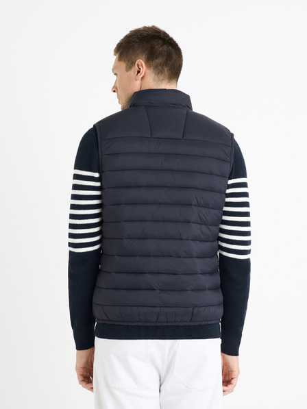 Celio Dunkelblaue Herren-Steppweste Celio Fulock