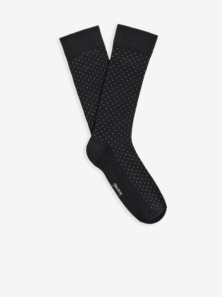 Celio Schwarze Herrensocken mit Tupfen Celio Bip
