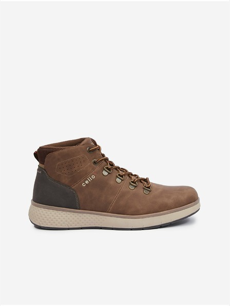 Celio Braune Herren-Winterstiefeletten Celio
