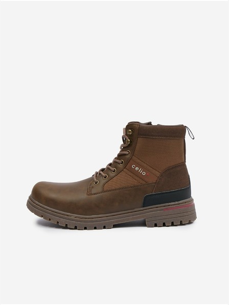 Celio Braune Herren-Winterstiefeletten Celio