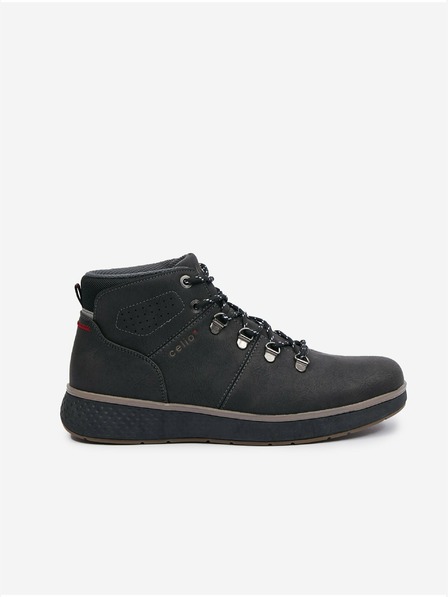 Celio Schwarze Herren-Winterstiefeletten Celio